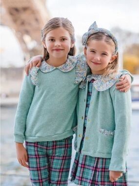 SAL & PIMENTA Girls Mint Jumper - 2T